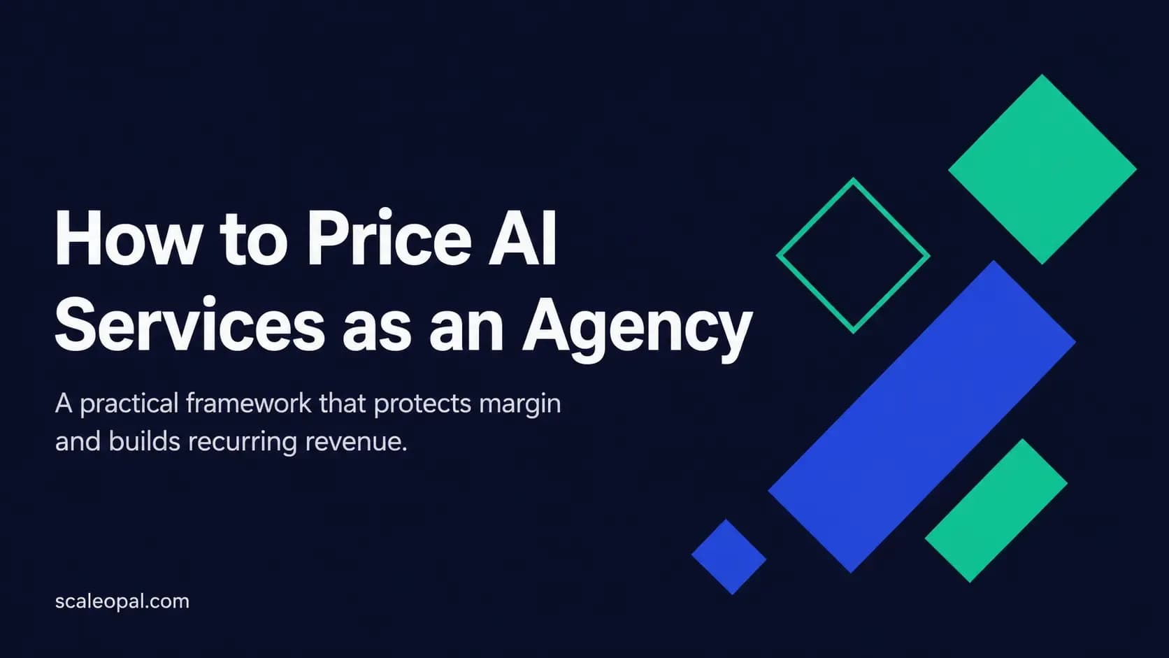 How to Price AI Services as an Agency (Without Underselling Your Margin)